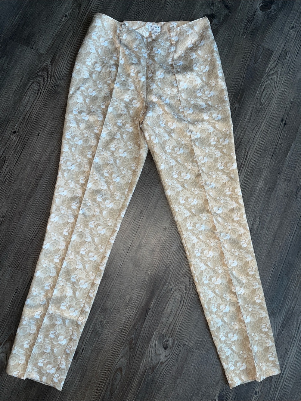 BCBGMAXAZRIA Vintage Floral Jacquard Pants